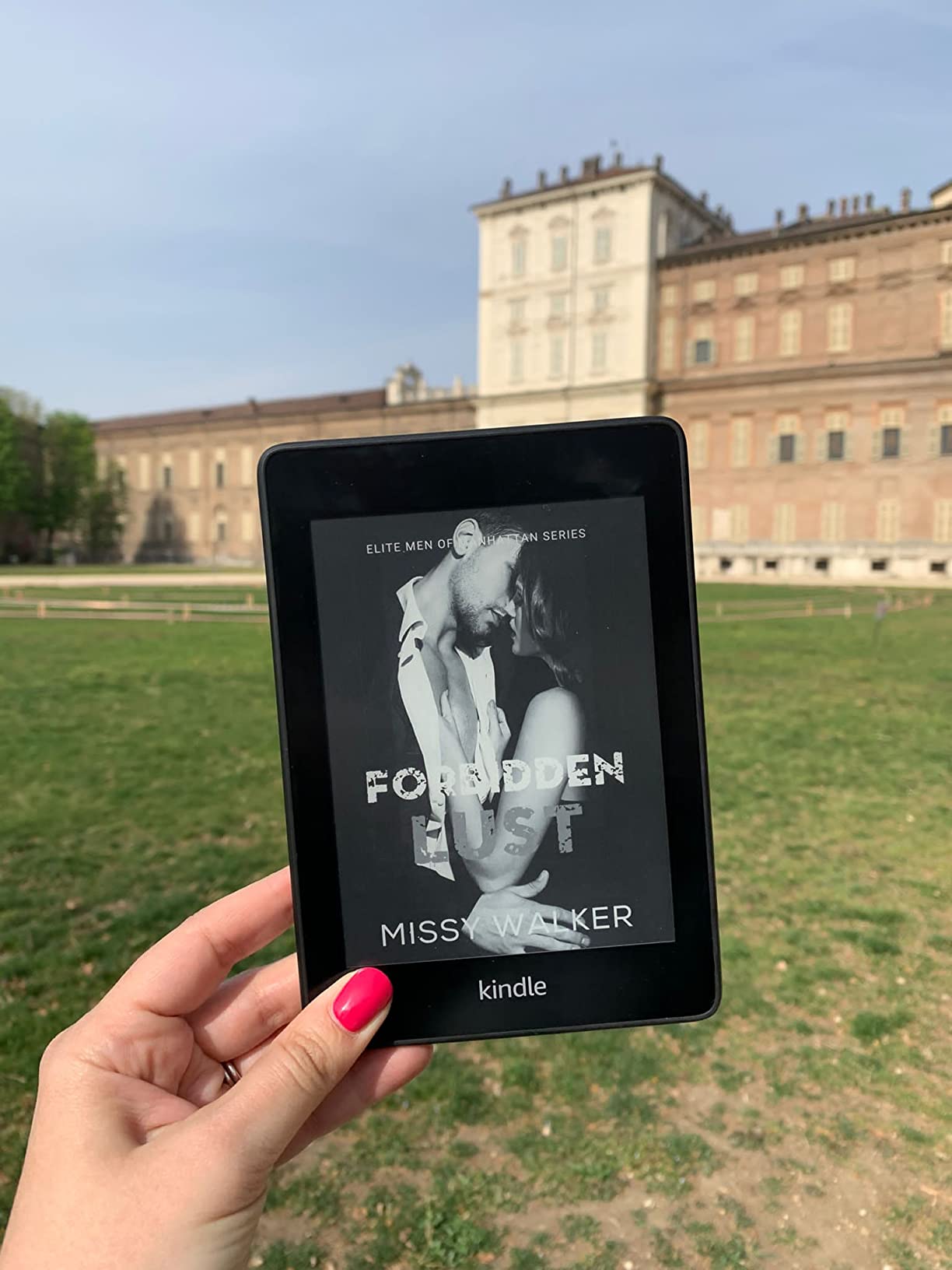 Reader photo with Kindle