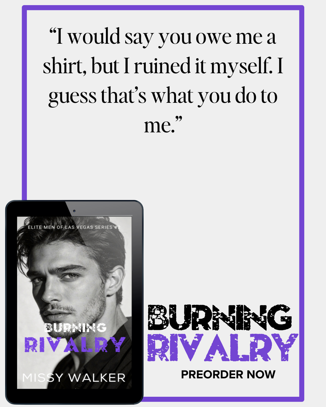 Burning Rivalry Paperback #2 ***PREORDER NOW for JUNE 9 2026***